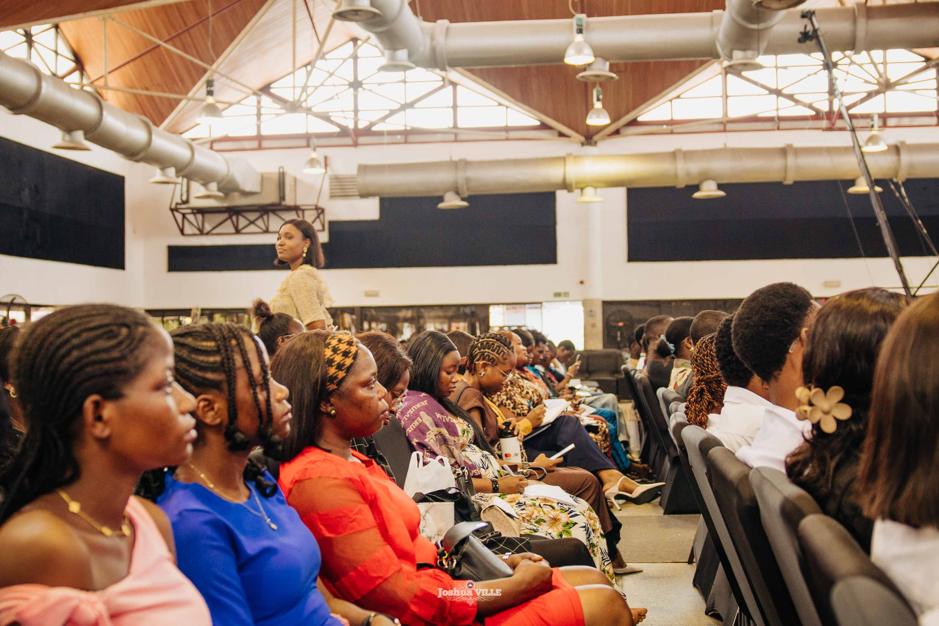 Attendees listening during the F5 Career Summit